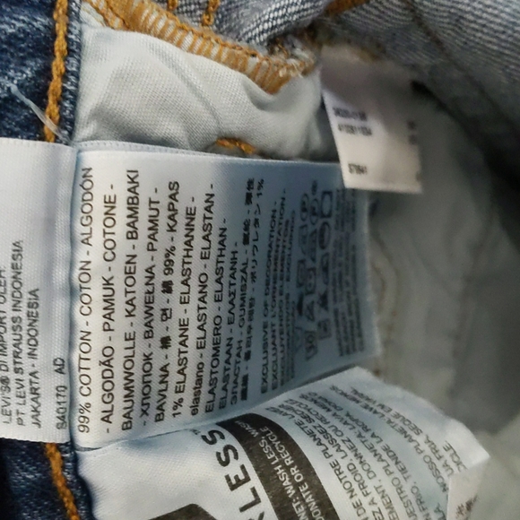 Levi's ORIGINAL CROPPED WOMEN'S JEANS - Picture 8 of 9